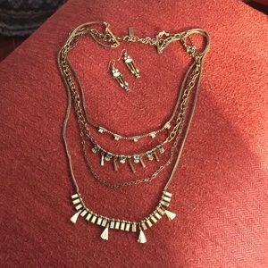 Silpada K&R Necklace + Earrings Set